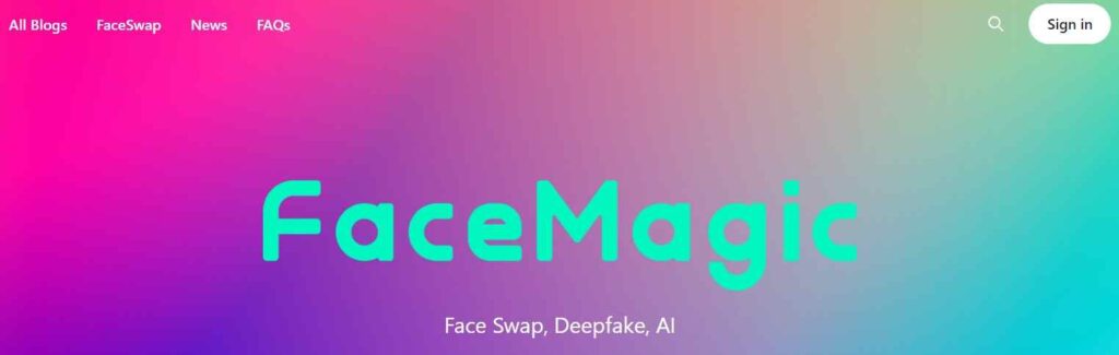 facemagic face swap tool