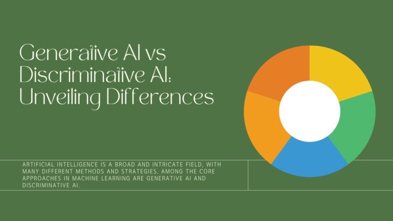 Generative AI vs Discriminative AI: Unveiling the Core Differences