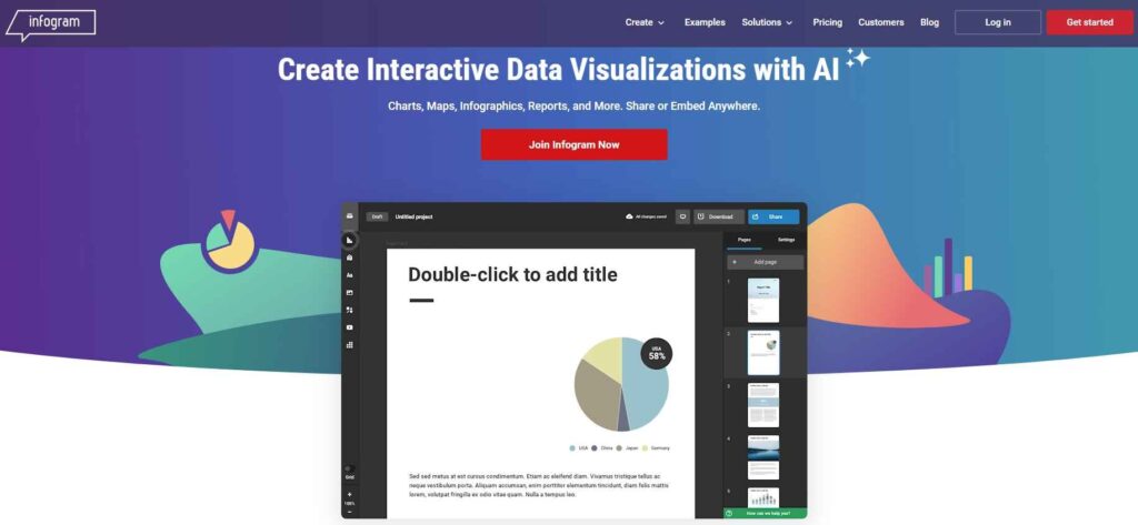 Infogram Ai infographics